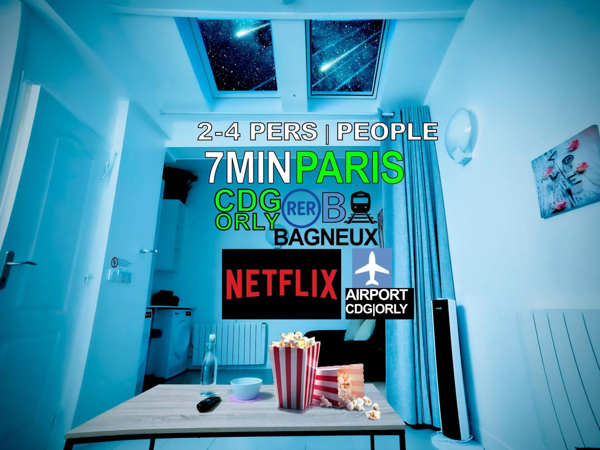 קשאן Bagneux Paris Rer B Confort Netflix מראה חיצוני תמונה